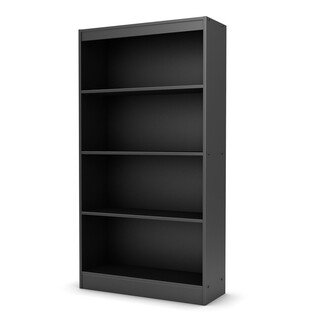 Four Shelf Eco-Friendly Bookcase in Black Finish - 58