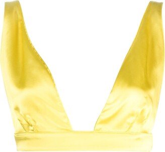 Cropped Triangle Bralette