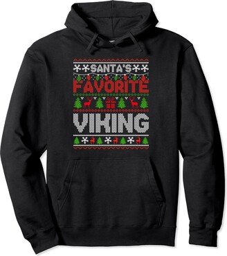 Ugly Design Christmas Gift Outfits Ugly Christmas Sweaters for Women Men Viking Pullover Hoodie