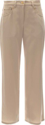 Satin Cady Trousers