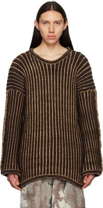 SSENSE Exclusive Brown Reversible Survival Sweater