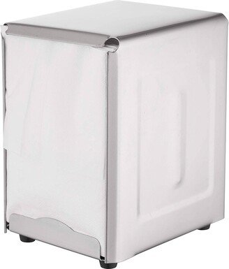 Commercial Stainless Steel Low Fold Napkin Dispenser | Spring Loaded