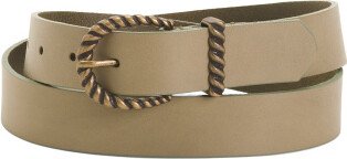 TJMAXX Leather Twisting Buckle Belt