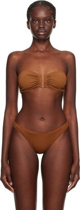 Brown Show Bikini Top