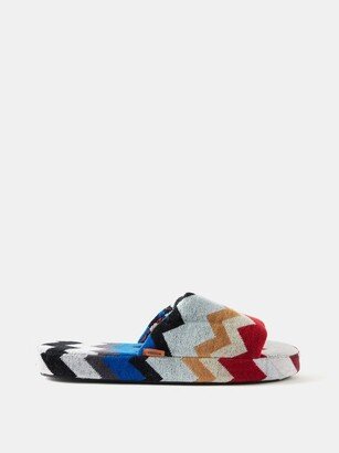 Cyrus Zigzag Cotton Slippers