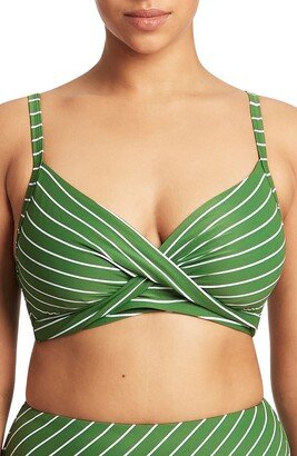 Twist Front DD- & E-Cup Underwire Bikini Top-AA