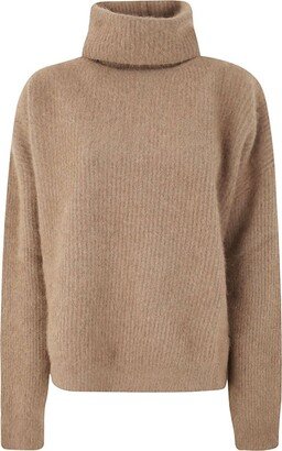 Turtleneck Knit Sweater-AC