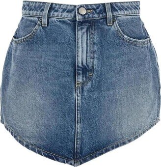 Icon Denim Karla Mini Denim Skirt