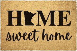 Minnesota State Doormat Home Sweet Door Mat Outdoor Rug Decor Housewarming Summer Winter Christmas House Gift