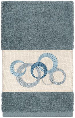 Annabelle Embellished Hand Towel - Teal