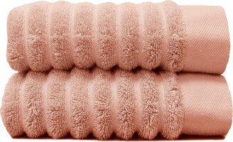 Misona Organic Cotton Hand Towel Set - Blush Pink