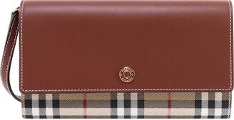 Mini Two-Toned Checked Wallet