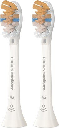 2-Pk. Sonicare Premium A3 All-In-One Brush Heads