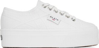 White Superga Edition Platform Sneakers