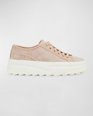 Monogram Canvas Platform Tennis Sneakers