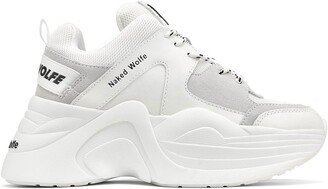 NAKED WOLFE Track Double Chunky Platform Sneaker