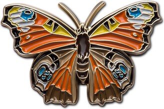 Make Heads Turn Enamel Pin Orange Butterfly