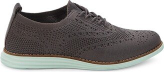 Wingtip Knit Oxford Shoes