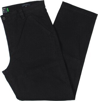 Mens Straight Fit Mid Rise Chino Pants