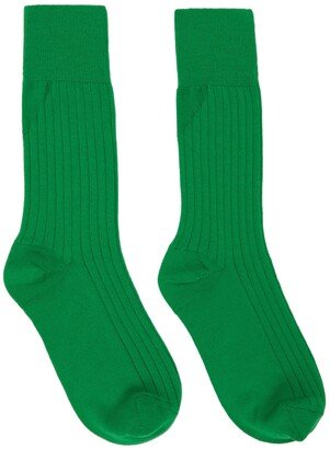 Green Cashmere Socks