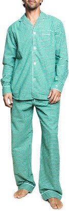 Men's Mini Gingham Flannel Pajamas