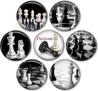 Chess 1 Magnets - Set Of 7