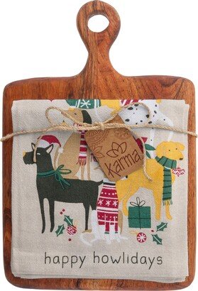 KARMA GIFTS Tea Towel & Cutting Board Set-AE