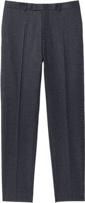 Flannel suit trousers