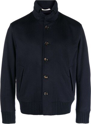 Button-Up Virgin Wool Jacket