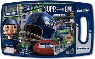 NFL Seattle Seahawks Retro Series Cutting Board