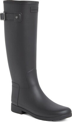 Stripe Knee High Rain Boot