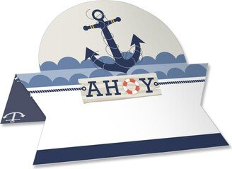 Big Dot Of Happiness Ahoy Nautical Baby Shower or Birthday Party Table Setting Name Place Cards 24 Ct