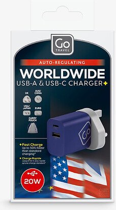 Blue Design Go Worldwide Usb-a and Usb-c Charger set