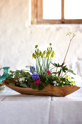 Teak Root Boat Pot, Large