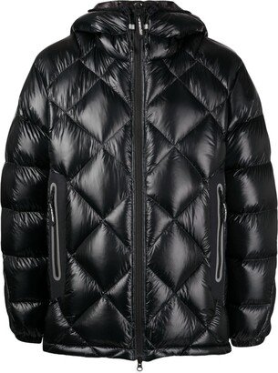 Diamond-Quilted Padded Jacket-AA