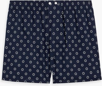 Nelson printed cotton-poplin boxer shorts