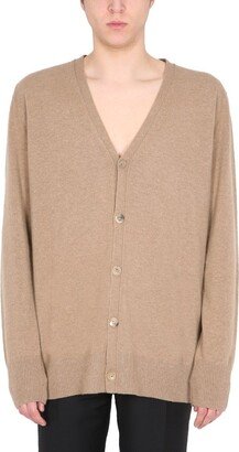 V-Neck Straight Hem Cardigan