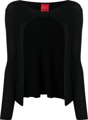 Elen tie-fastening cashmere cardigan