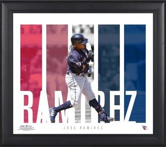 Fanatics Authentic Jose Ramirez Cleveland Guardians Framed 15 x 17 Player Panel Collage