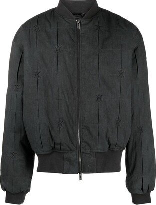 Rasul logo-embroidered bomber jacket