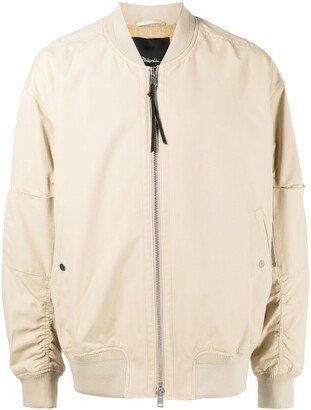 Zip-Front Bomber Jacket