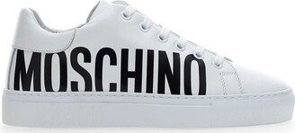 Logo-Printed Lace-Up Sneakers-AA