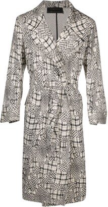 Atu Body Couture x Tessitura patterned belted trench coat