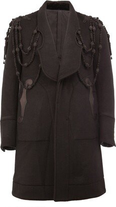 Embroidered Panelled Coat