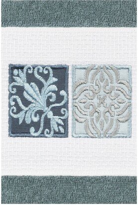 Vivian Embellished Hand Towel - Set of 2 - Teal