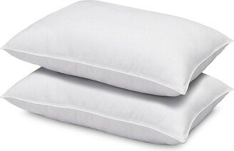 Ella Jayne Home 2-Piece Overstuffed Plush Medium Side & Back Microfiber Sleeper Pillow Set