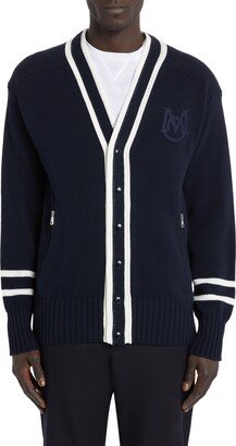 Collegiate Cotton Velveteen Knit Cardigan