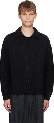 LE17SEPTEMBRE Black Spread Collar Cardigan