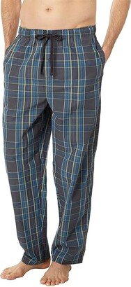 Woven Pajama Pants (Guitar Plaid) Men's Pajama