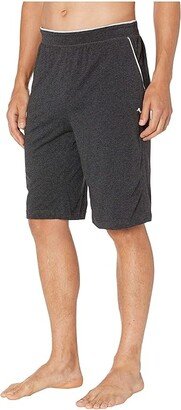 Cotton Modal Heather Lounge Jam (Black Heather) Men's Swimwear